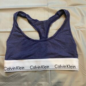 🩵CK navy bralette size xs